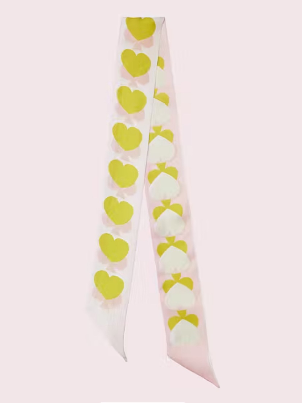 Kate Spade Spade Hearts Skinny Scarf - Picture 2 of 3